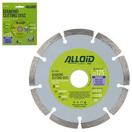 Алмазний диск Alloid сегмент 125мм DS-7125S(100)