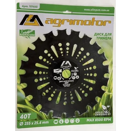 Ніж для тримера Agrimotor 255х40T GC-007 Barracuda 101448