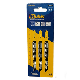 Набір полотен до лобзика Kubis T111C 3шт 07-07-0111