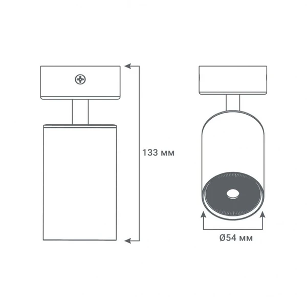 Світильник Ledcoin ML314-1 чорний MR16/GU10 8255