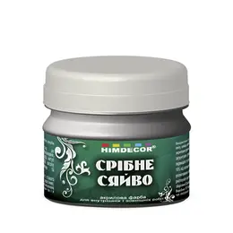 Фарба акрилова срібне сяйво 0,1кг 00003018