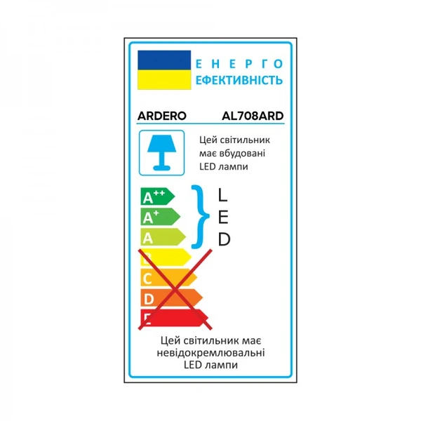 Світильник Ardero AL708ARD 32W коло накладний 3200Lm 5000K 7813