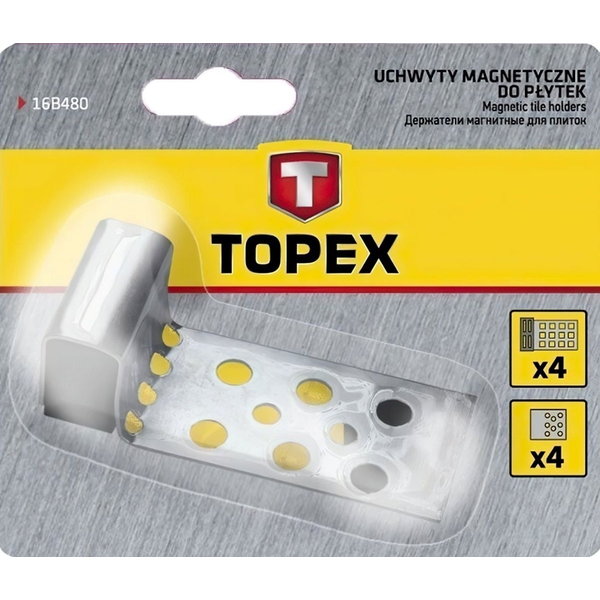 Магніти для плитки Topex 4шт TP16B480