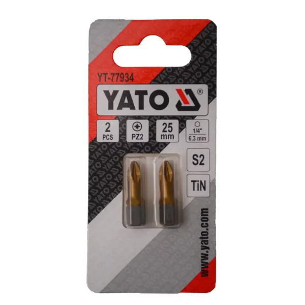 Насадка викруткова Yato PZ2х25мм YT-77934