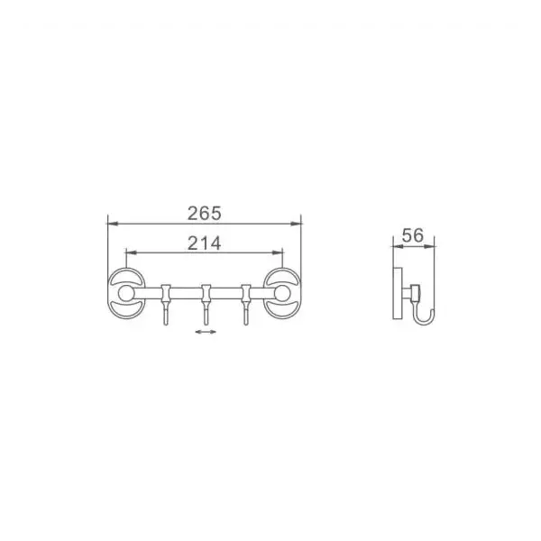 Тримач для рушника F1915-3 1037738