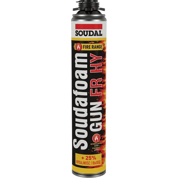 Піна монтажна професійна вогнестійка Soudal 750мл