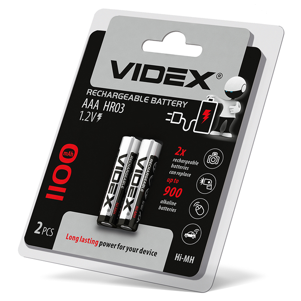 Акумулятор Videx HR03-1100-2DB 23337