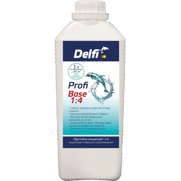 Грунт-концентрат 1:4 Profi Base Delfi 1л