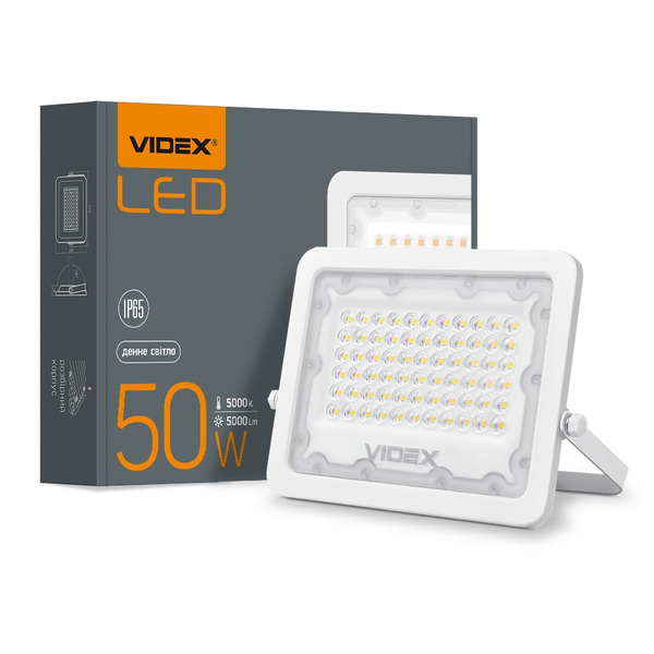 Прожектор LED Videx 50Вт білий 26331