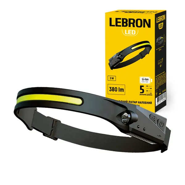 Ліхтар LED Lebron L-HL-10157 3W 15-15-62