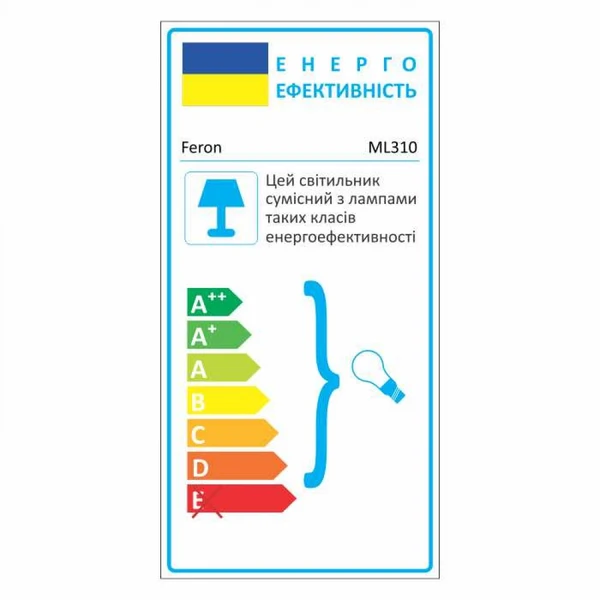 Світильник Feron ML310 білий
