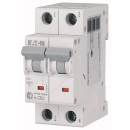 Автоматичний вимикач EATON PL4 С 2пол.6А