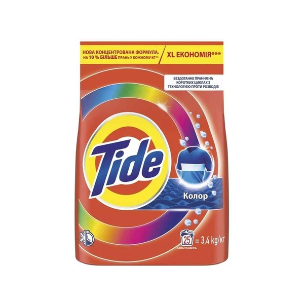 Аква-пудра Tide колор 3,4кг 260589