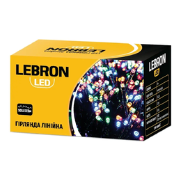 Гірлянда Lebron лінійна 14м мульти колір 15-18-13