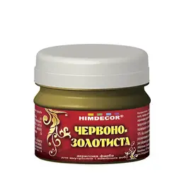 Фарба акрилова червоно-золотиста 0,1кг 00003019