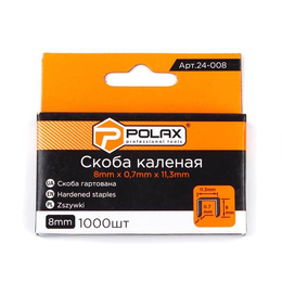 Скоби Polax 8мм 24-008