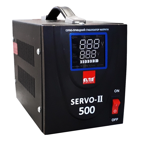 Стабілізатор напруги Servo-II-SVC 500VA 1-фазний 01443