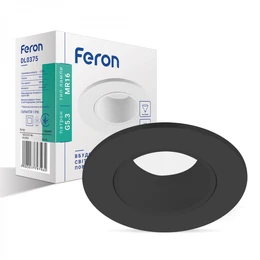 Світильник точковий Feron DL0375 MR16 чорний поворотний 7111