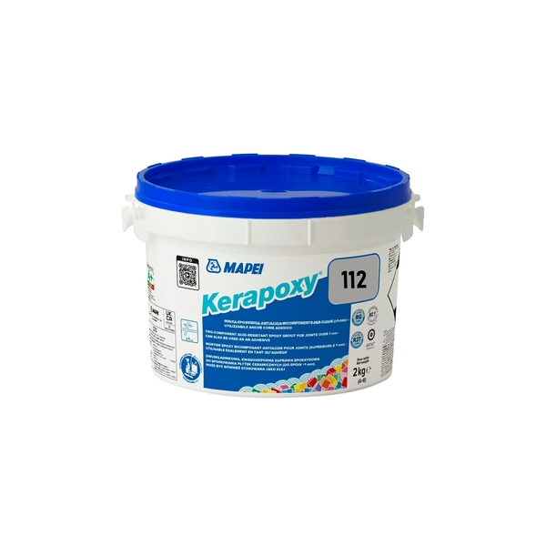 Кольоровий шов епоксидний Kerapoxy 112 сірий 2кг 2147810