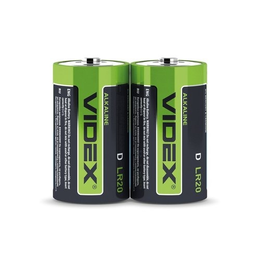 Батарейка Videx LR20-2S зелена 22529