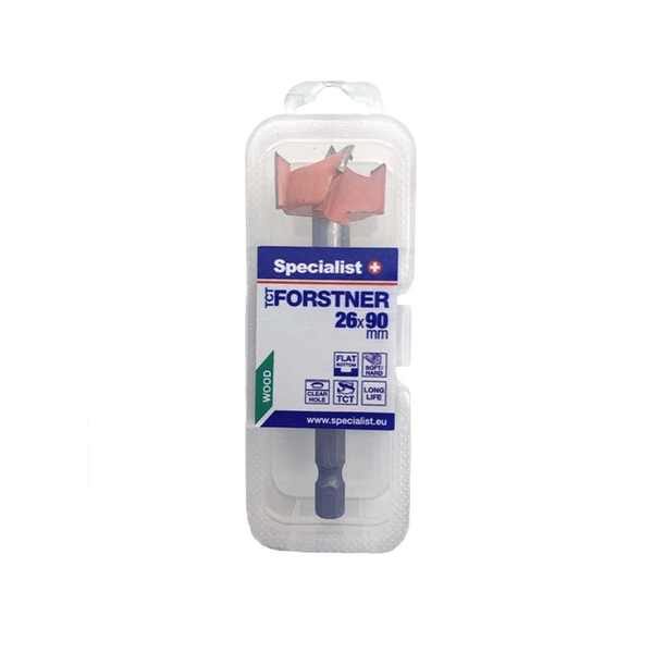 Свердло Форстнера Specalist+TCT 26х90мм 69/3-0026
