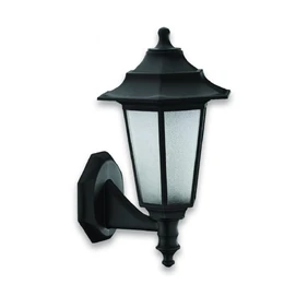 Світильник парковий FLORA 40W Е27 чорний настінний з ніжкою 38-52-24