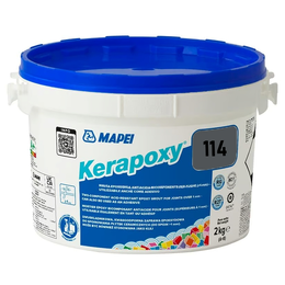 Кольоровий шов епоксидний Kerapoxy 114 антрацит 2кг 98875908