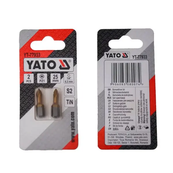 Насадка викруткова Yato PZ1х25мм YT-77933
