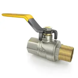 Кран куль-й ГАЗ ручка Raftec 1/2