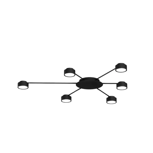 Світильник Ledcoin ML471-6 6хGX53 790х755х55мм чорний 8310
