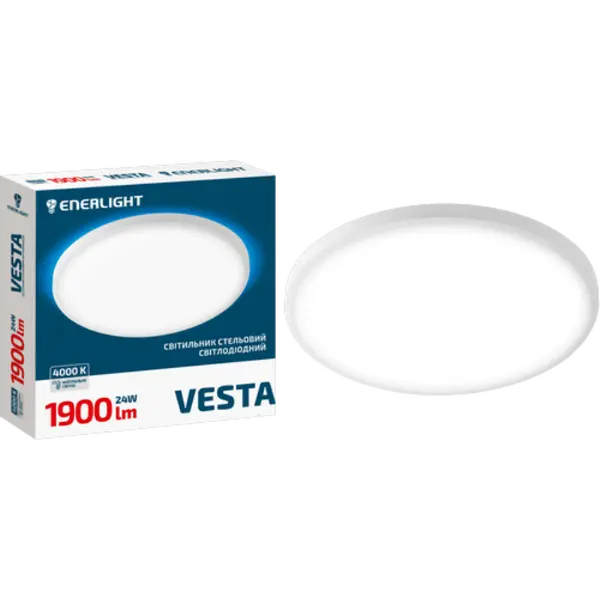 Світильник стельовий LED Enerlight Vesta 24Вт 4000К VESTA24SMD80N