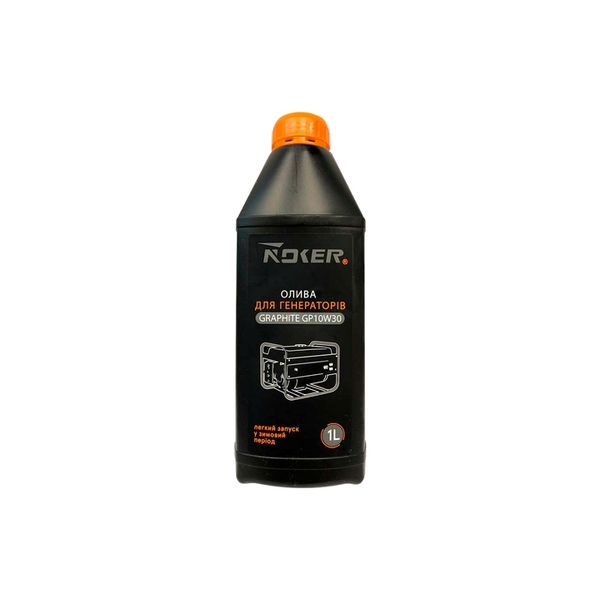 Мастило 4-х тактне Noker Graphite GP 10W-30 1,0л K-7115