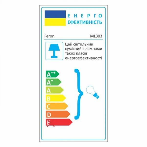 Світильник Feron ML303 білий