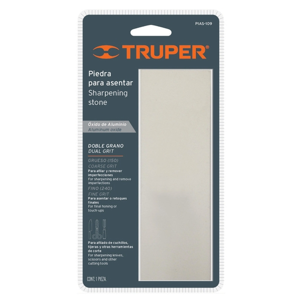 Камінь точильний Truper 150/240 зерно 152х50мм PIAS-109