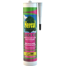 Клей каучуковий Hercul прозорий 280мл HG250
