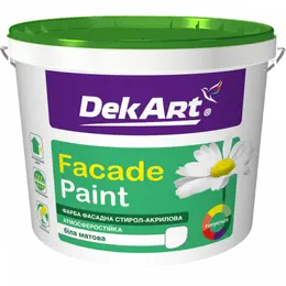Фарба В/Е DekArt Facade Paint 4,0кг