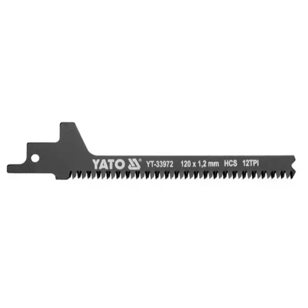Полотно по дереву і металу до шаблевої пили Yato 120мм YT-33972