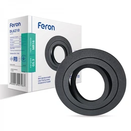 Світильник точковий Feron DL6210 MR16 чорний поворотний 7232