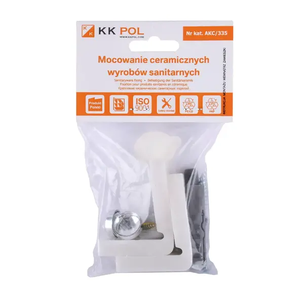 Кріплення унітазу кутове K.K.POL AKC/335 000006159