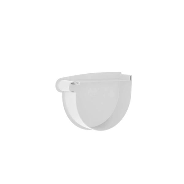 Заглушка воронки RainWay 90мм ліва біла 13201261
