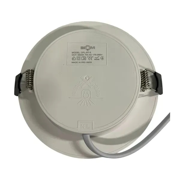 Світильник LED врізний круг 7W 5000к DPL-R7-5