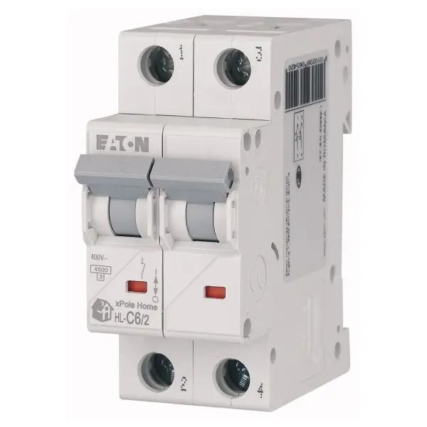 Автоматичний вимикач EATON PL4 С 2пол.6А