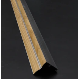 Карниз алюмінієвий світле дерево 2,0м