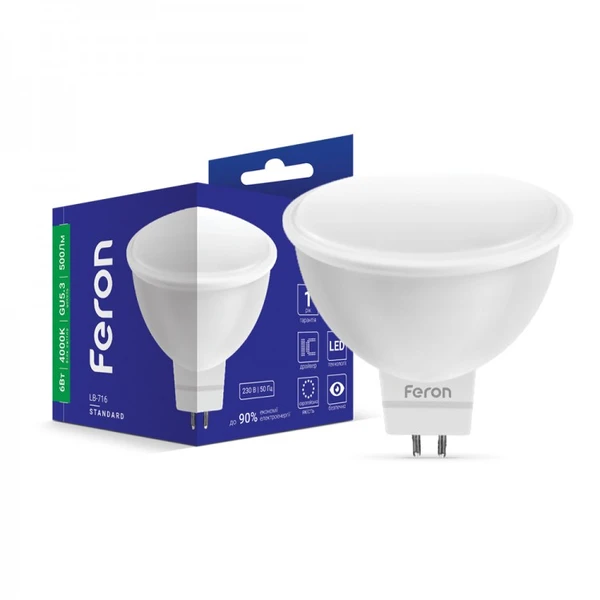 Лампа LED Feron LB-716 МR16 G5.3 6W 5040