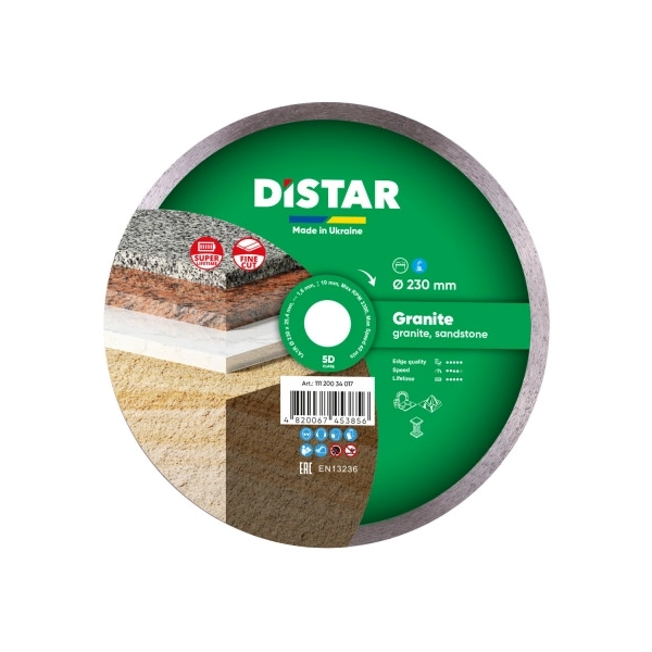 Алмазний диск Distar Granite 5D 230мм 11120034017-6120
