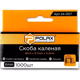 Скоби Polax 6мм 24-007