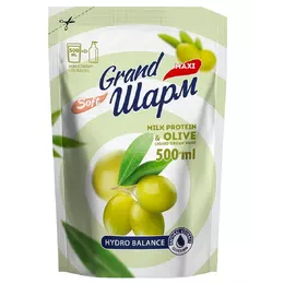 Рідке мило Grand Шарм olive 500мл дой-пак