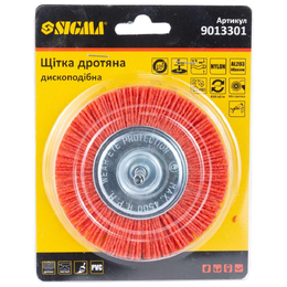 Щітка нейлон дископодібна Sigma 100мм 9013301