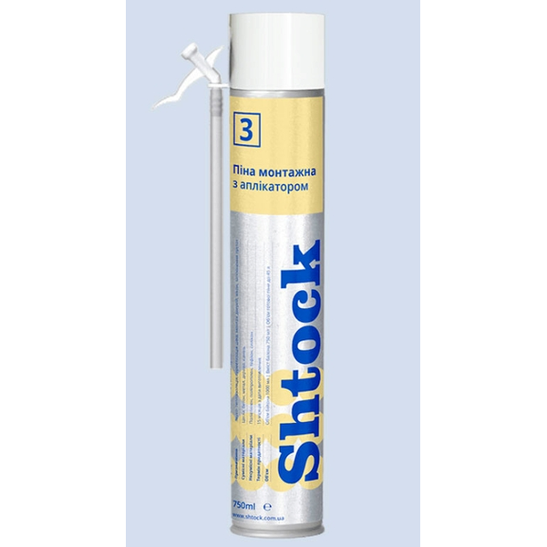 Піна монтажна ручна Shtock 750мл 10610801