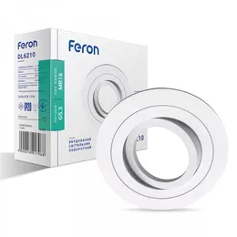 Світильник точковий Feron DL6210 MR16 білий поворотний 7231